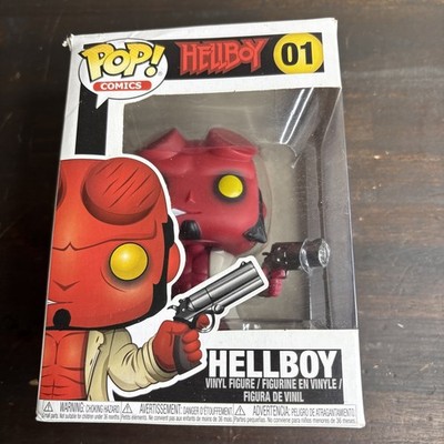 Hellboy Funko Pop! #01 Comics Vinyl Collectible Pop Protector New Box Damage