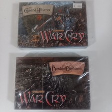 Factory Sealed Warhammer War Cry TCG Hordes of Darkness Grand Alliance 2 BOX SET