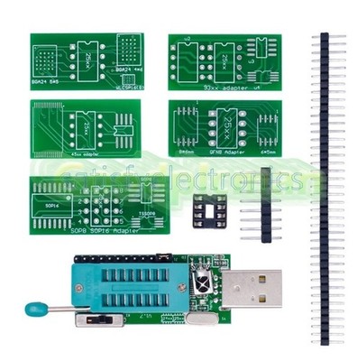 CH341A Programmer V1.7 1.8V Level Conversion W25Q64FW W25Q128FW GD25LQ64 *mc