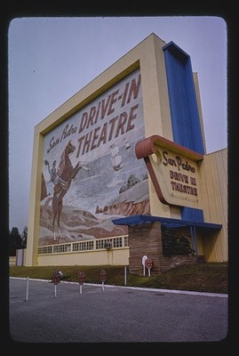 San Pedro Los Angeles California 1977 San Pedro Drive-In Theatre Gaffey Street