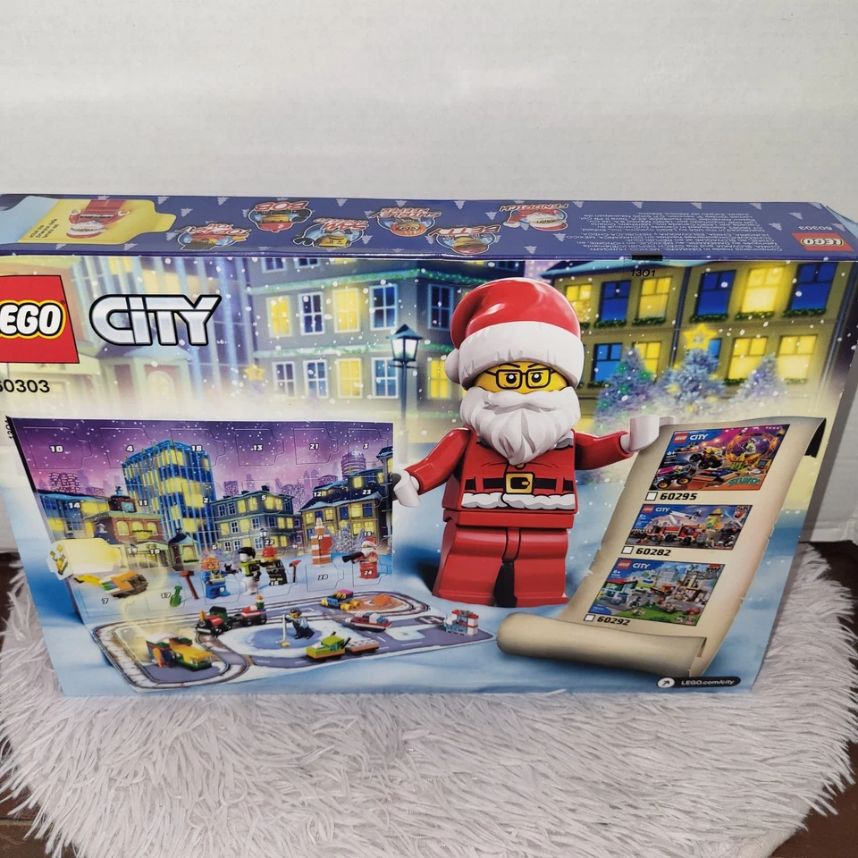 LEGO City Advent Calendar Building Kit 2021 (60303) 349 pcs NEW Factory Sealed - Image 3 of 4