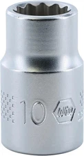Wiha 33725 12 Point - 3/8 Inch Drive Socket - 10.0Mm