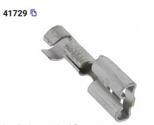 Lot Of 100 41729 0.250" (6.35mm) Quick Connect Female 16-18 AWG Crimp Connector