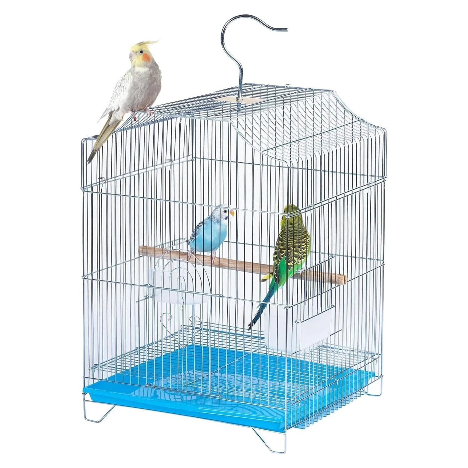 Small Bird Travel Cage Birds Starter Kit for Parakeets Lovebirds Parrotlets
Opens in a new window or
