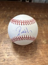Dustin Harris Signed Official Major League Baseball JSA Coa Rangers Autographed