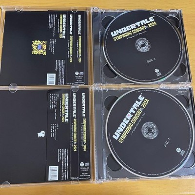 Undertale Symphonic Concert 2024 4 Disc CD Set Collectible Limited