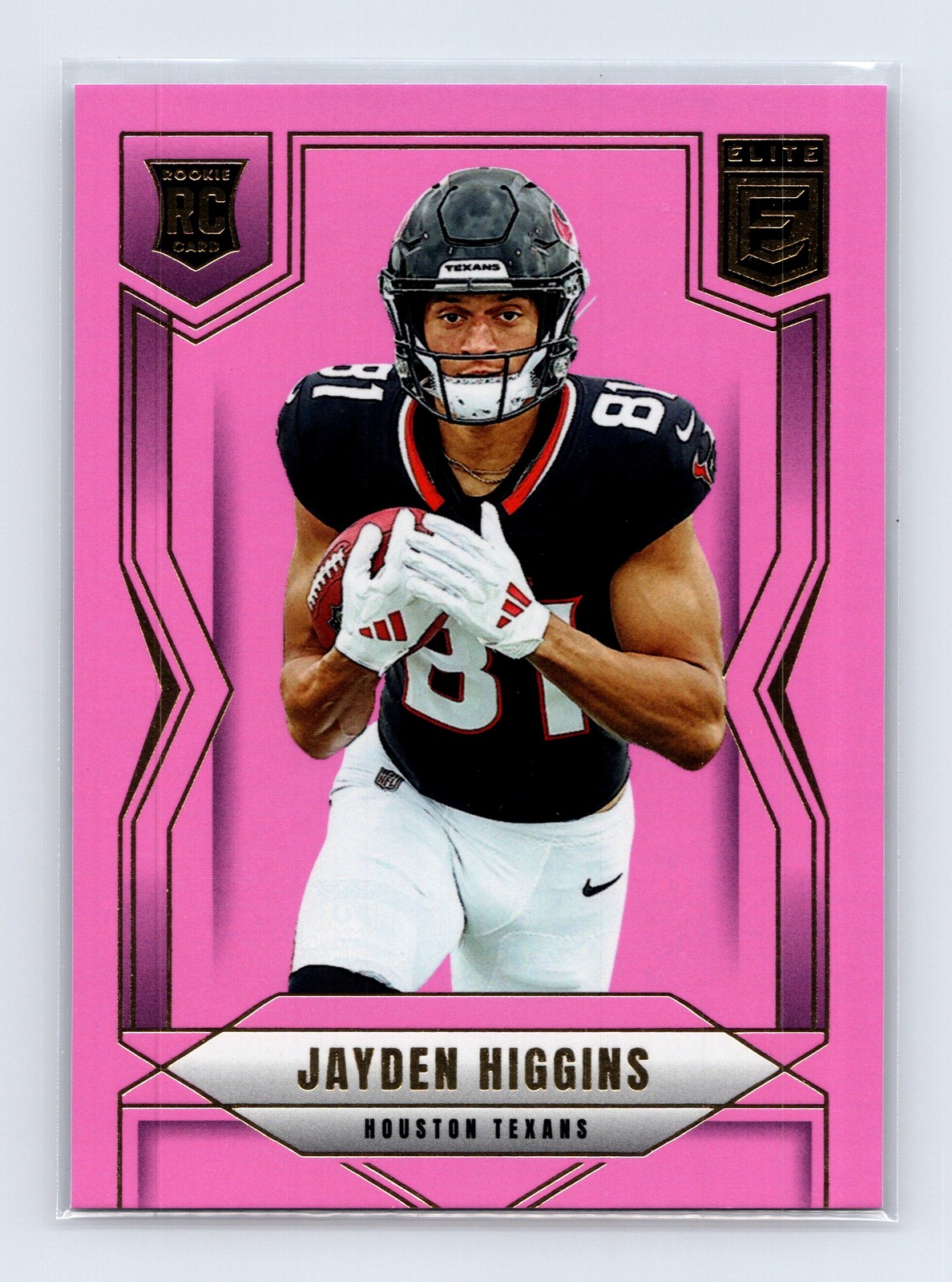 2025 Jayden Higgins Donruss Elite #134 RC Houston Texans Football Panini NM