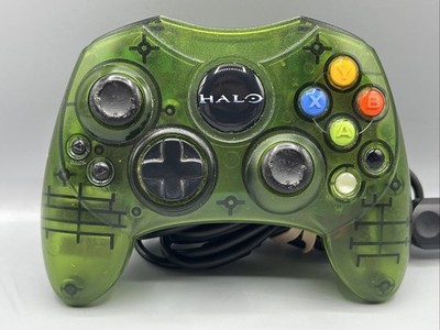 Original Xbox Limited Special Edition Halo Green OEM S Type Controller Tested