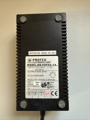PROTEK ELECTRONICS 55W PUP55-14  27Vdc  2.3A  5Pin