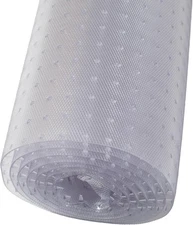 Industrial-Grade Floor Protector for Deep Pile Carpet with Crosshatch Pattern