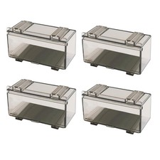 2 Pairs 1/64 Dustproof Acrylic Cars Model Display Storage Box For Hot Wheels m
