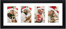 Golden State Art, 8x20 Picture Frame, Black, Collage Frame 1 1 Pack, Black