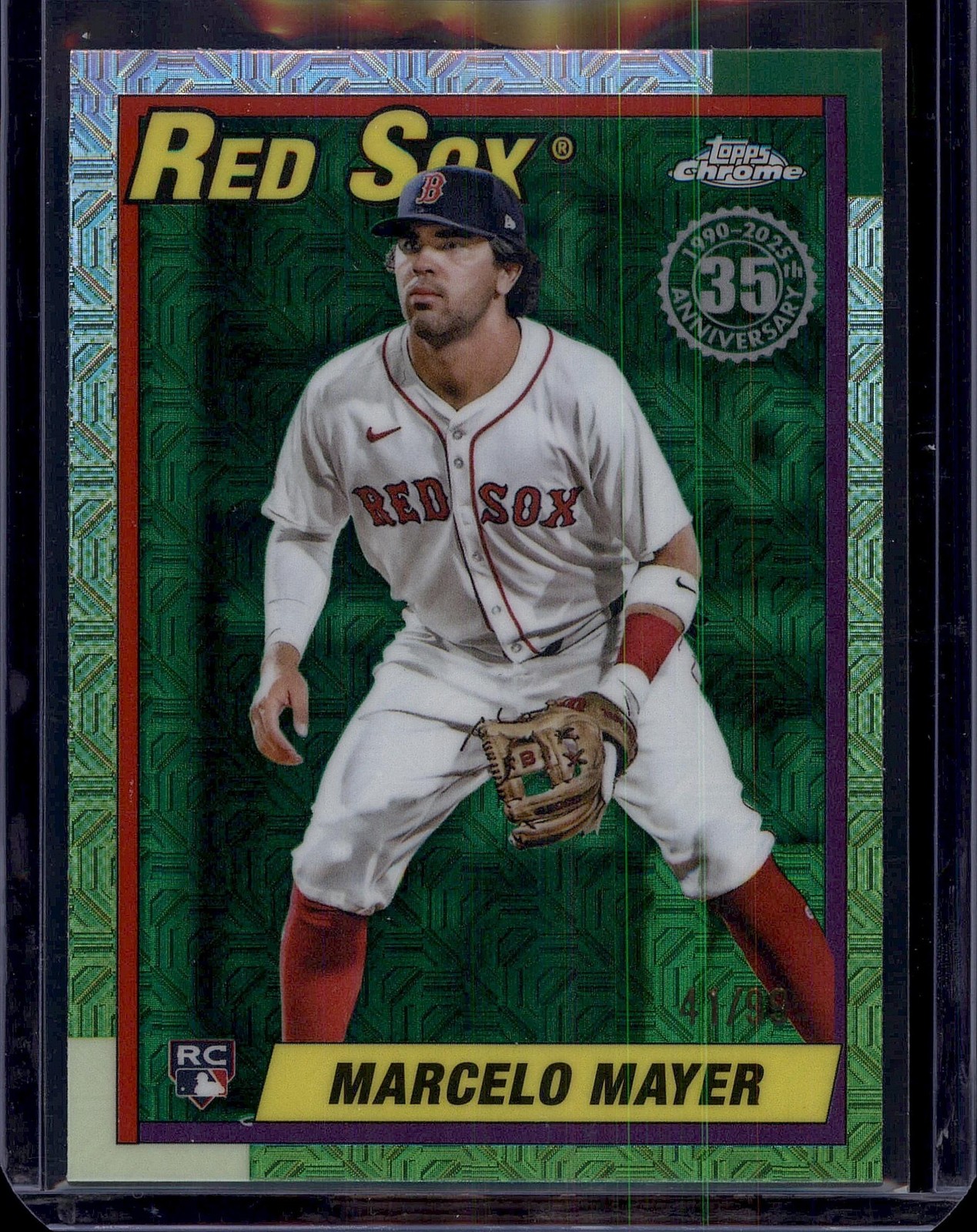 2025 Topps Update #U90C-33 Marcelo Mayer 1990 Green Mojo #/99