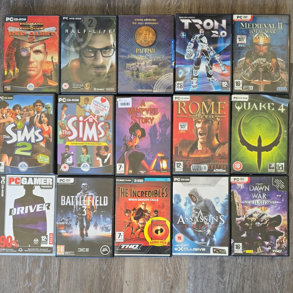 PC Games Bundle X15 - PC-CD Rom - VGC | eBay UK