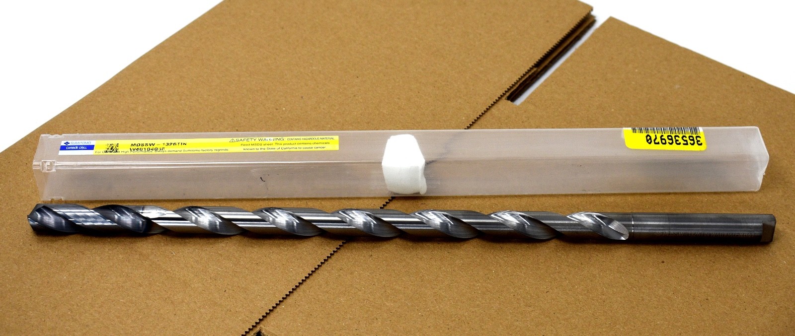 SUMITOMO MDSSW-1326TIN W40104058  039 Carbide Drill 1/2" x 13 3/8" (approx) New