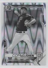 2021 Bowman Draft Chrome Black & White RayWave Refractor Po-Yu Chen 09l8