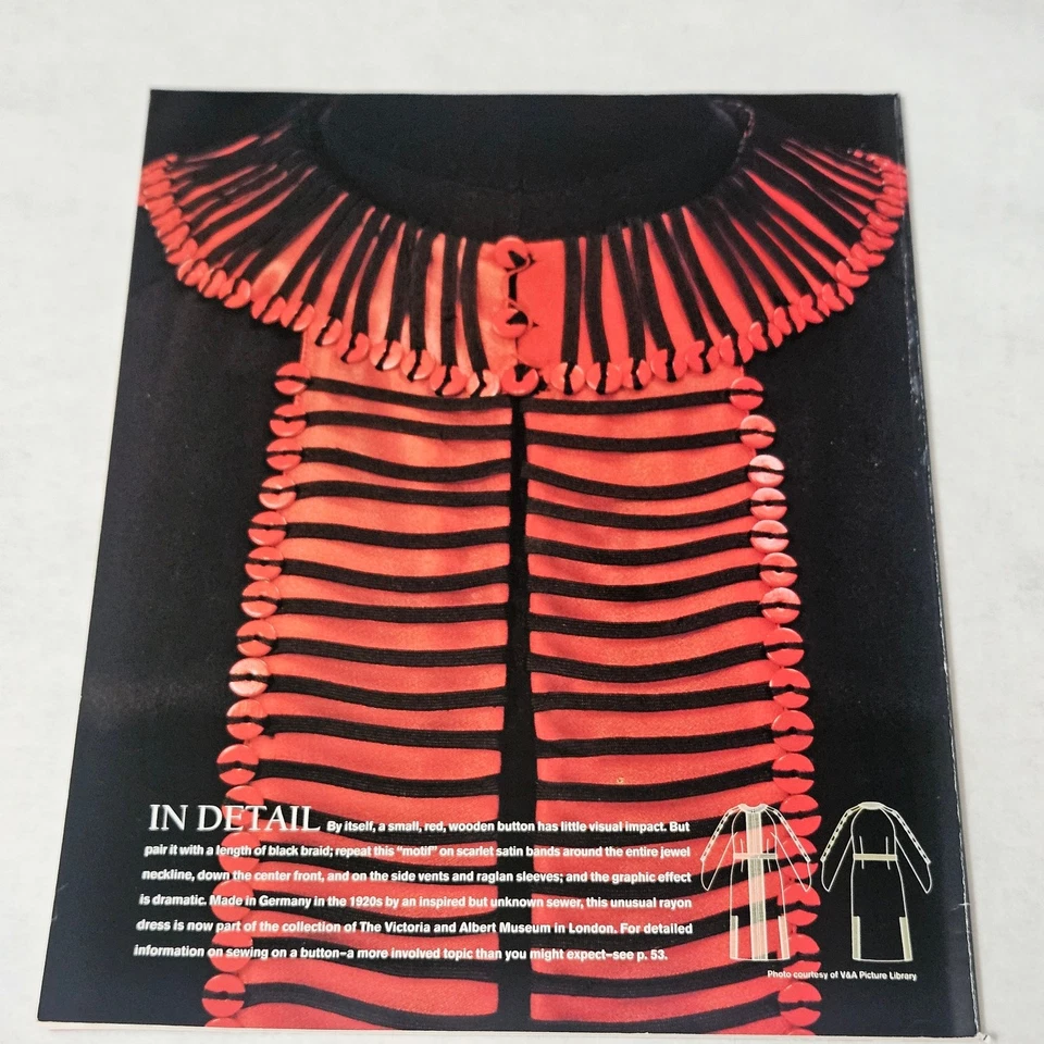 Threads Magazine January 2001 Number 92 Sewing Sequin-Covered Fabric - Image 4 of 4