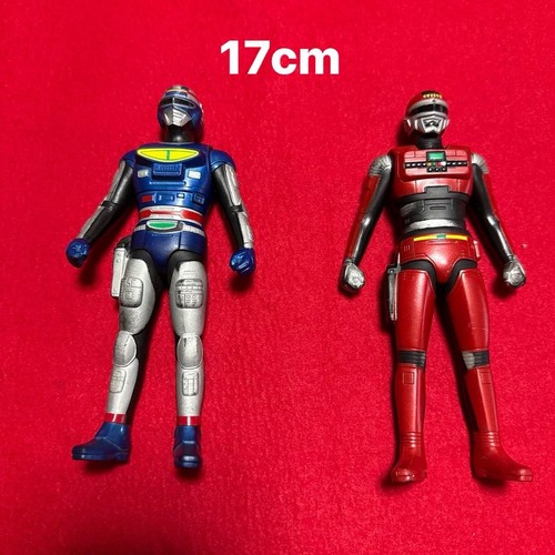 Set De 4 Figurines X-or Gavan – Space Sheriff Shaider Sharivan – Gashapon Bandai 1998