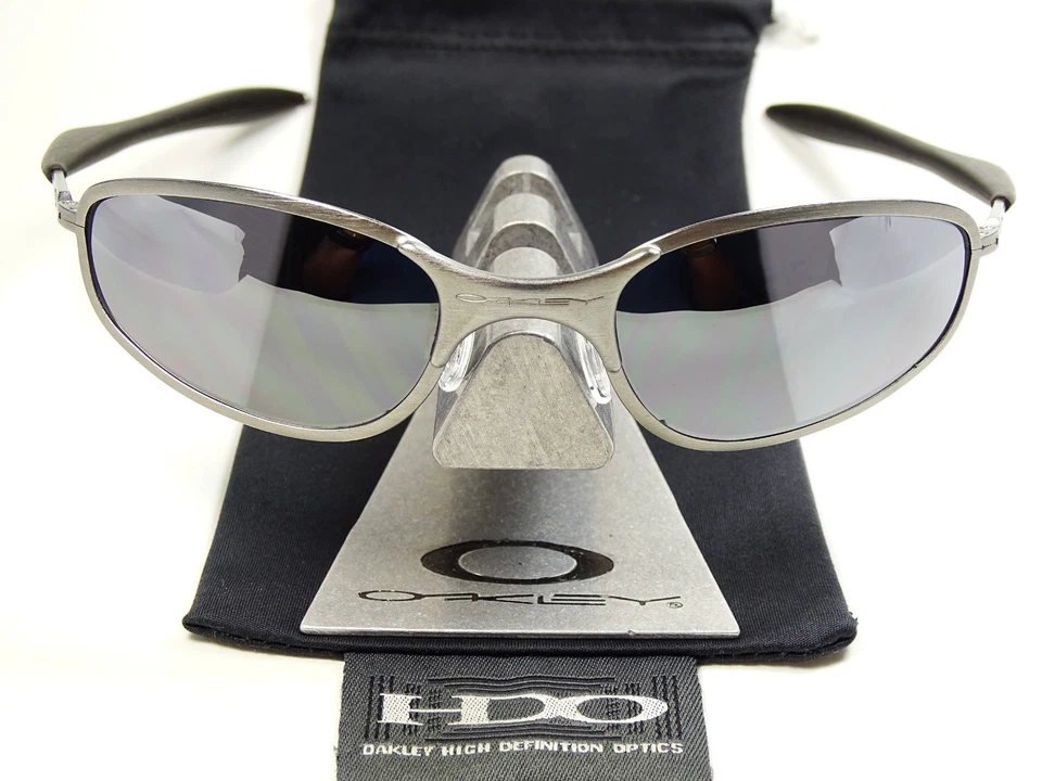 Oakley A Wire Brushed Thick Sonnenbrille Wiretap Square Nanowire Conductor Why C, Foto 3 von 5