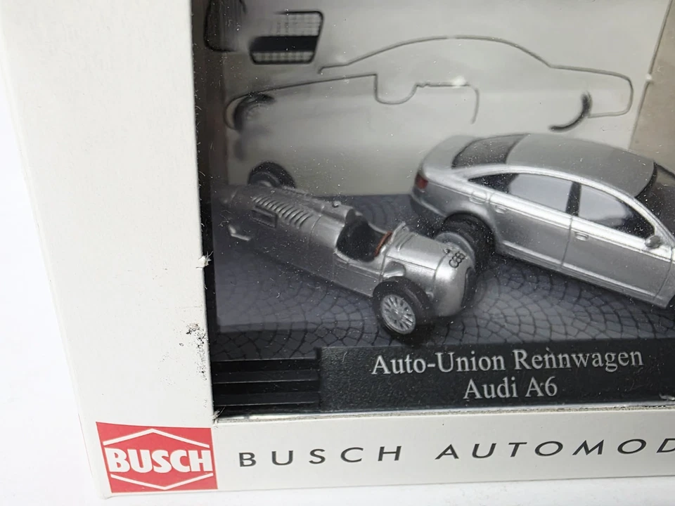BUSCH AUTO UNION RENNWAGEN AUDI A6 1/87 SCALE NEW IN BOX VERY NICE!!! - Image 2 of 4