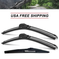 SOCOOL 26"20"14" Front Rear Wiper Blades Fit for 2024 Alfa Romeo Tonale, 3pcs