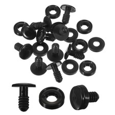 15mm Doll Joints, 10Set Plastic Removable Animal Joints Parts, Black