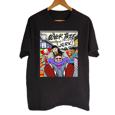 Oliver Tree - Jerk  Black Cotton Shirt All size S-5XL BS2180