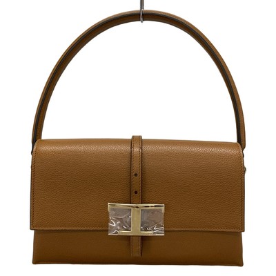 【TOD'S】LEATHER T TIMELESS MINI FLAP BAG Auth TOD'S T Timeless leather flap bag mini