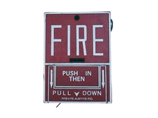 Fire-Lite BG-10LX Fire Alarm Addressable Pull Station