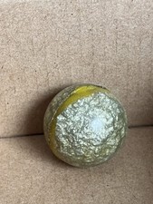 Vintage Rubber Super Ball Bouncy Ball Gold Foil Marbleized Toy Collectible 1 In