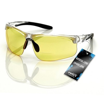 CONSTRUCTOR ULTIMATE Bifokale Schutzbrille mit Lesehilfe Transparenter Rahmen...