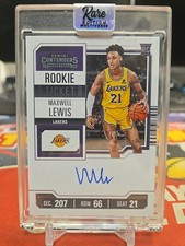 2023-24 Contenders Basketball Maxwell Lewis Rookie Ticket Autograph KH2