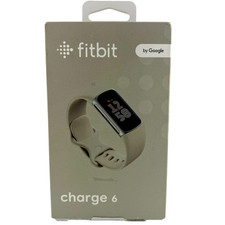 Fitbit Charge 6 Fitness Tracker GPS Heart Rate Activity Monitor Google Porcelain