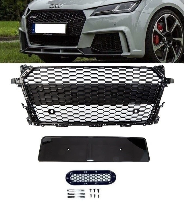 Calandre look TT RS pour AUDI TT 8s phase 1 de 07/2014 à 06/2018 - Photo 1/1