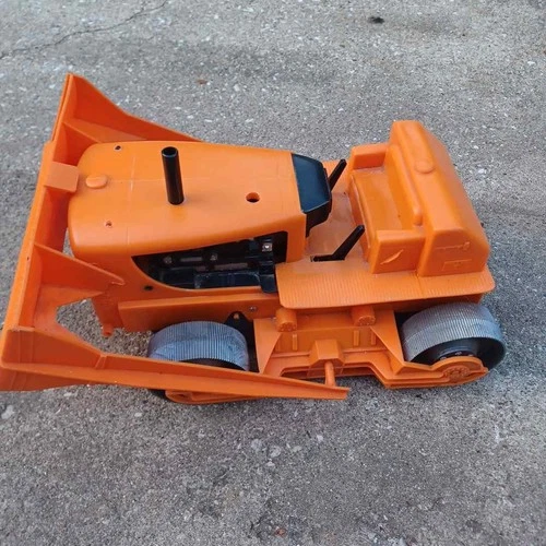 Vintage Marx A Power Giant Bulldozer Toy Battery Operated 18x8x12in