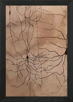 Coffee Cortex unten links gerahmtes Wandbild Poster Leinwanddruck Bild