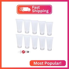 HANSPORTA 10PCS Empty Tubes for Cream Refillable Travel Tubes 5ml Empty Tubes fo
