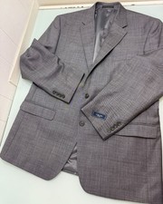 New Chaps Ralph Lauren Blazer Suit Jacket 44R Single Vent 100 Wool MSRP 220