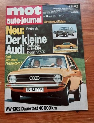 MOT 15/1972 VW Käfer 1302 - Datsun-Report - Audi 80 - Citroen GS Break