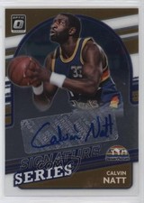 2021-22 Panini Donruss Optic Signature Series Calvin Natt #SS-CNT Auto 1f0y