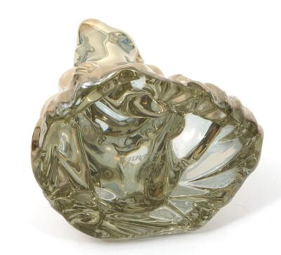 Baccarat Crystal Gold Zodiac Monkey Figurine, 3 3/4