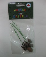 Deko-Eicheln - Natur - 6 StüCk - Herbstdekoration