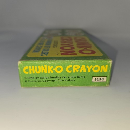 Milton Bradley CHUNK-O CRAYON #9190 1968 20 Pieces Red Blue Yellow Orange Green - Picture 4 of 8