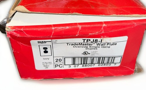 *QTY 36* Ivory Trademaster B3197 Jumbo Unbreakable Receptacle Wallplate Cover.C2 - Picture 4 of 4