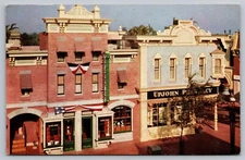 Postcard Disneyland Upjohn Pharmacy Main Street Shops