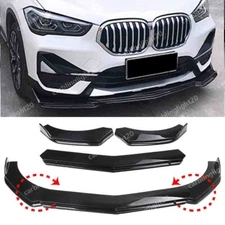 For BMW X1 X3 X4 X5 X6 Gloss Black Front Bumper Lip Splitter Body Lower Spoiler