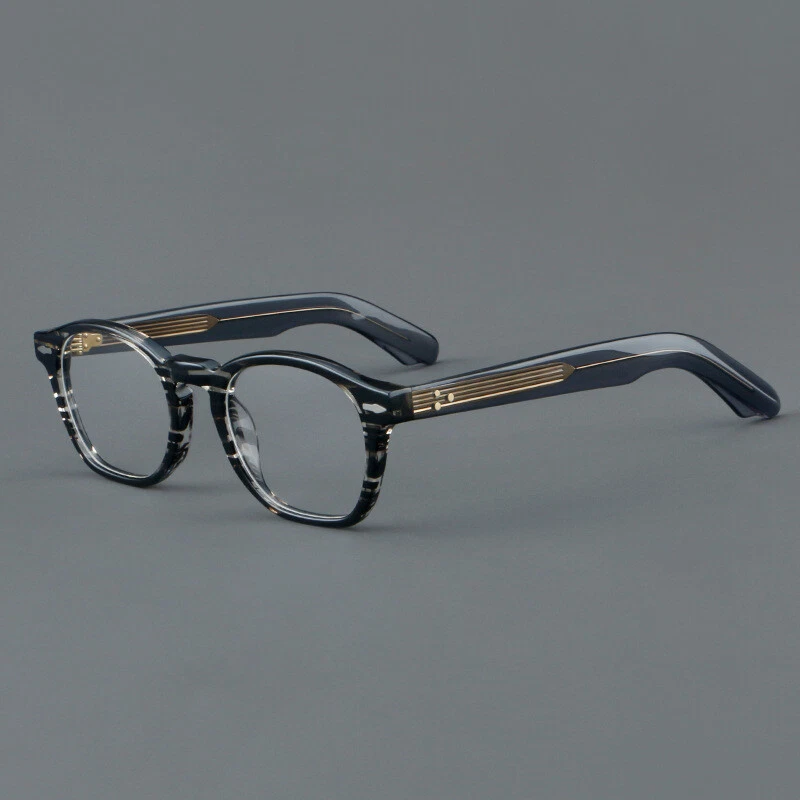 Retro Square Acetate Thick Eyeglasses Hand Made Glasses Frames Men Women Vintage