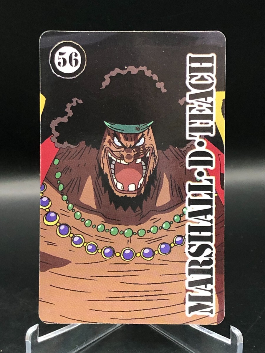 No.56 Marshall D. Teach One piece card TOP Japan vintage D837 | eBay