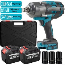 Cordless 34 Drive Impact Wrench Square Drive 1549ft-lb Nut-busting Torque 8.5a Cordless 34 Drive Impact Wrench Square Drive 1549ft-lb Nut-busting Torque 8.5a