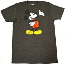 MICKEY MOUSE T-shirt Distressed Retro Disney Licensed Tee Men's LARGE New